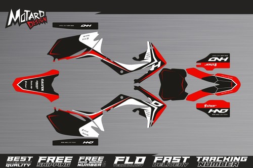 Kit Graphiques Pour Honda CRF 450R 2009-2012 - NitroMX - Autocollants Vinyle - Neuf