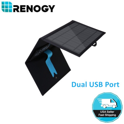 Renogy  E.FLEX 21W Portable Solar Panel W/ USB High Efficiency Camping Foldable