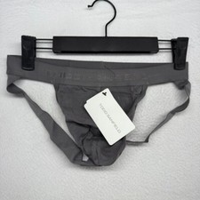 Todd Sanfield Jock Strap Men's Small Gray Charcoal Micro Modal Underwear NEW