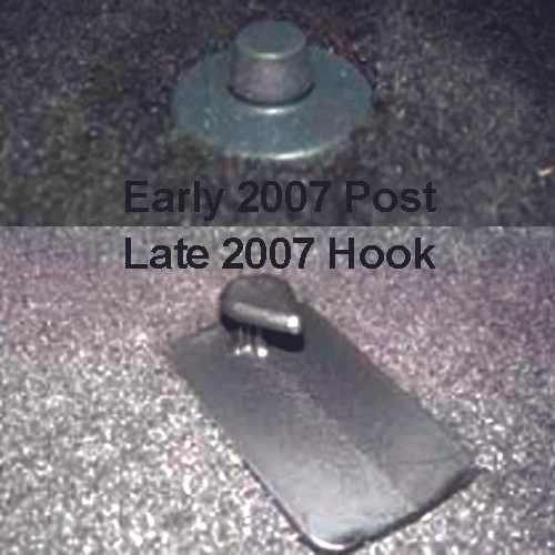 2007-2012 Corvette C6 Racing Flags Floor Mats Bright Red Premium 32oz UpGrade - Imagem 3 de 4