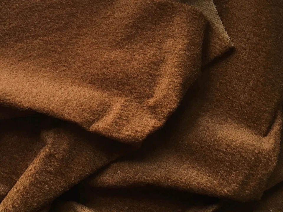 Steiff Schulte 7 mm mitteldicht gelockt antikes Mohair - REICHBRAUN