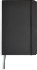 Amazon Basics Classic Lined Notebook, 240 Pages Hardcover, 5 x 1 Pack, Black 