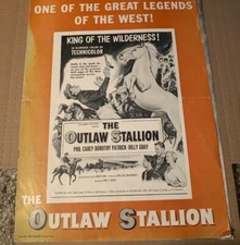 1954 Original OUTLAW STALLION Movie Pressbook