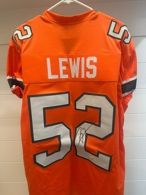 Ray Lewis Signed Miami #52 Jersey JSA Witness