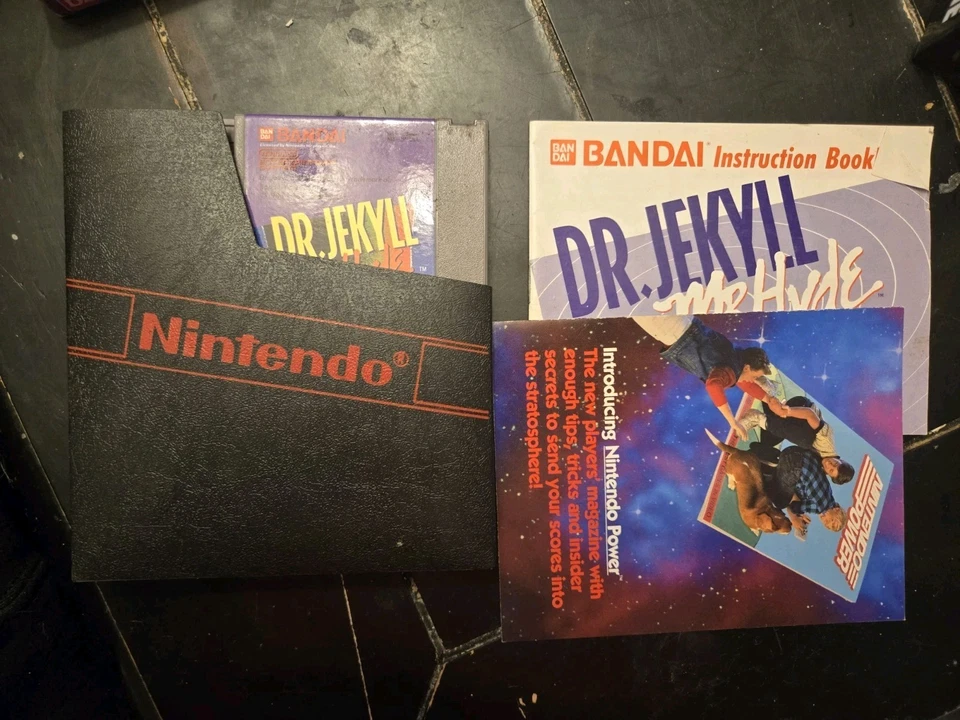 Dr. Jekyll and Mr. Hyde (Nintendo, 1989) NES CIB Complete With Box And Manual - Image 3 of 4