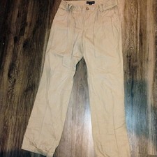 Banana Republic Khaki Belted Dress Pants Women s Size 6