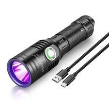 1602 395nm UV Flashlight, High Power UV Resin Light, 2 Mode Mini LED Handheld...