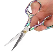 Scissors Elegant Stainless Steel Sharp Durable Scissor for Sewing Craft & Office