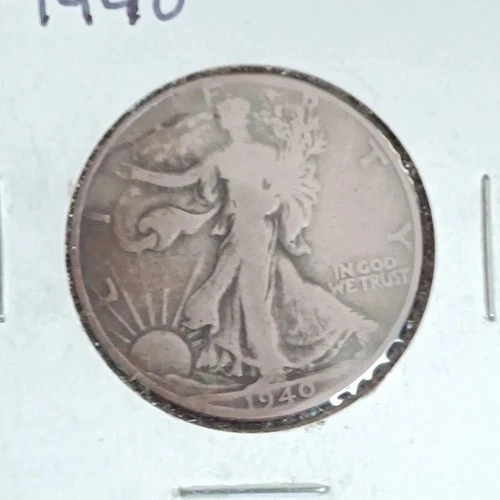 Liberty Walking 1940 Half Dollar Silver Business Strike 50C Coin