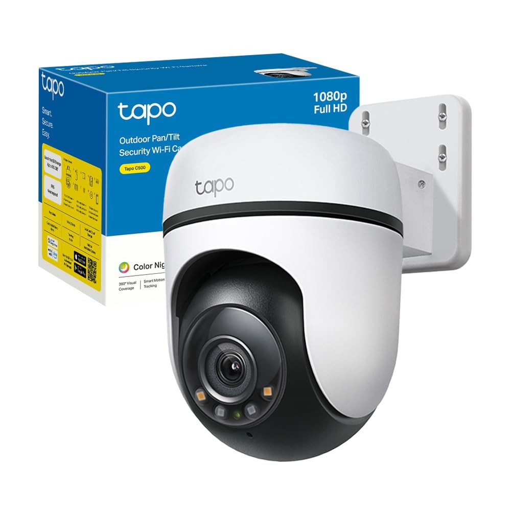 TP-Link Tapo C500 IP Camera Esterno 1080p IP65 - Sorveglianza 360°