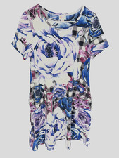 LULAROE Jessie Dress Size Small Blue Black Po...