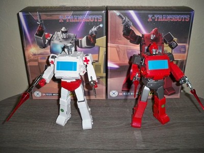 X-Transbots MX-47 Ron Ironhide AND X-Transbots MX-48 Ratliff Ratchet XTB