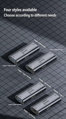USB A 3.2 Netzteil Extender USB A to C - USB C to A - USB C to C - USB A to A