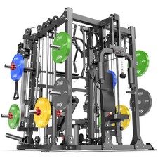 Smith Machine Power Cage Squat Rack with Smit...