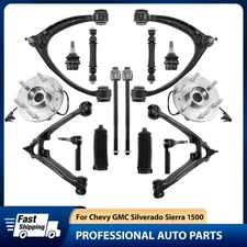4WD Front End 16pc Suspension Kit for Silverado Sierra Chevy GMC Yukon XL 1500