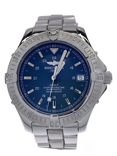 BREITLING A17350 Colt Ocean Stainless Sport Watch Near Mint JAPAN