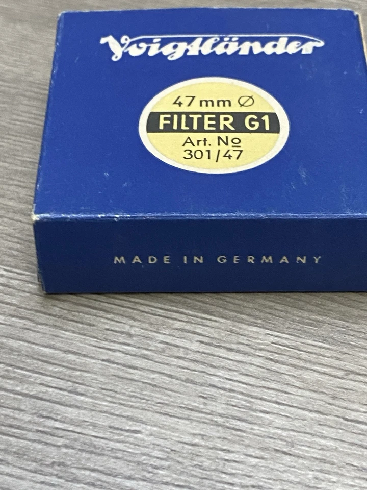 Voigtlander 301/47 G1 47mm Filter Yellow - Image 2 of 4