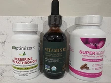 Vitamin B12 Drops / Berberine Breakthrough 2.0 / Superberine Lot of 3