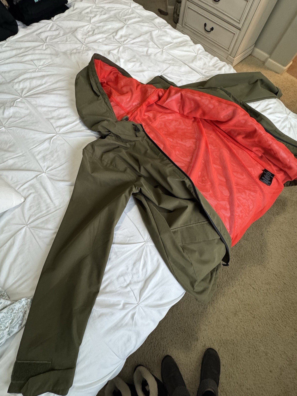Volcom Surplus Jacket Size M Rain Jacket Military… - image 3
