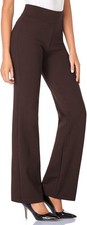 Women's Pull On Pants Modern/Fitted Size Medium/30 Inseam Business Casual Nylon