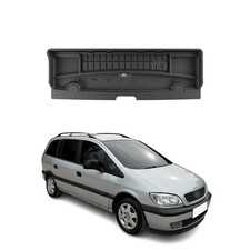 OMAC Gummi Kofferraumwanne für Opel Zafira 1999-2005 TPE Laderaumwanne Schwarz