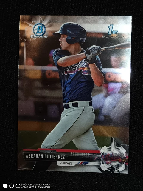 2017 Topps Bowman Chrome 1st Rookie Abraham Gutierrez