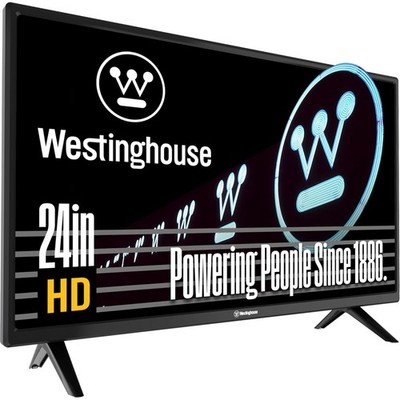 TV 24 Inch HD LED Flat Screen Westinghouse WD24HX1201 Black Small Non-Smart Fire