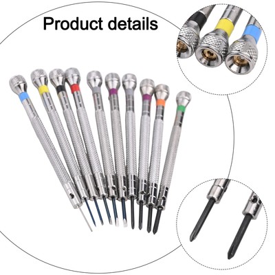 2022 Brandneu Schraubendreher Bit Uhr Reparatur Werkzeug 0,6-2,0 mm 20 Stck. Bri