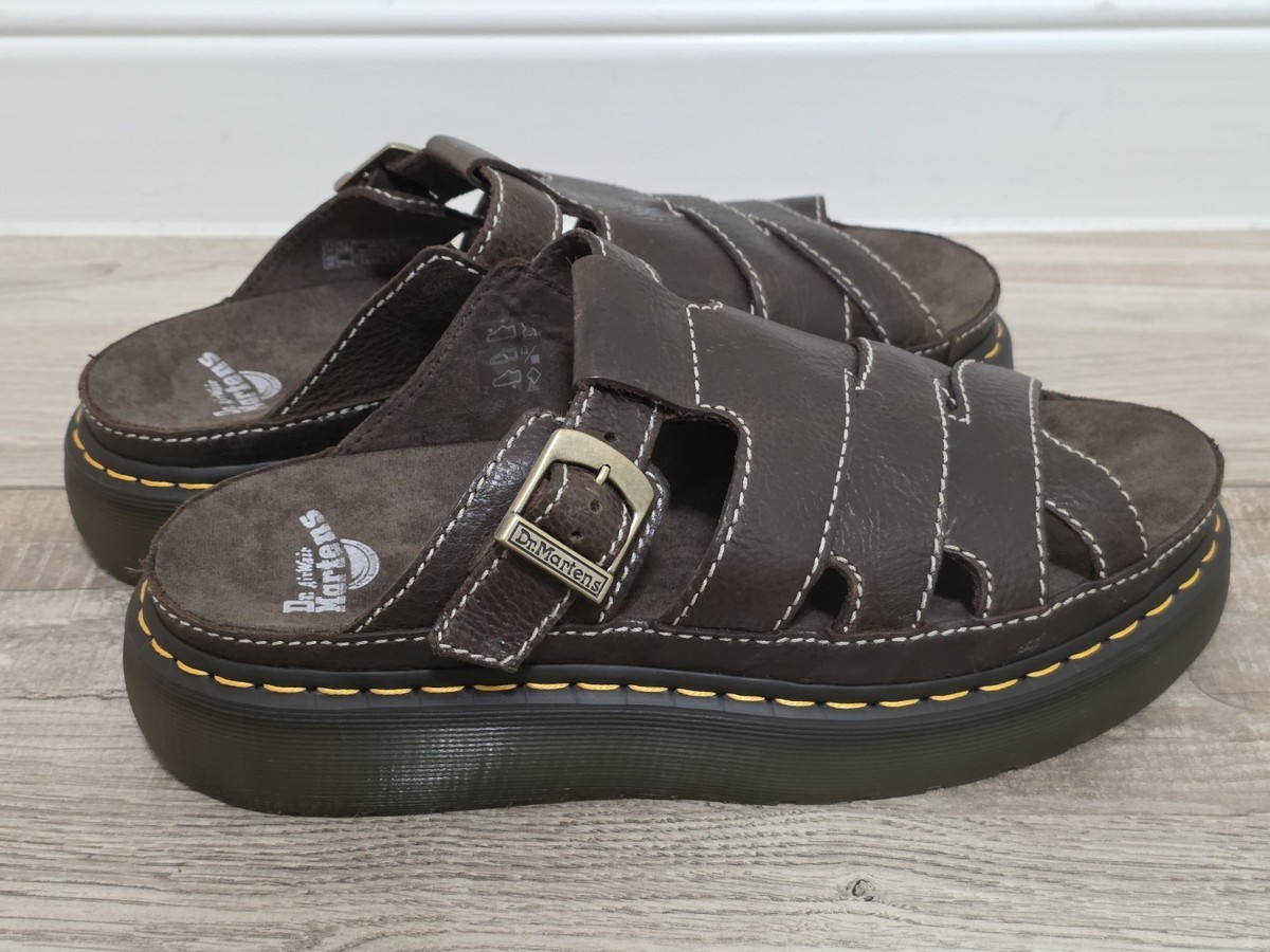 Dr.Martens MAXXY SLIDE AR Rogue Leather Sandals Dr. Martens Maxxy Slide AR Rogue Sandals | 90s Platform  main image 2