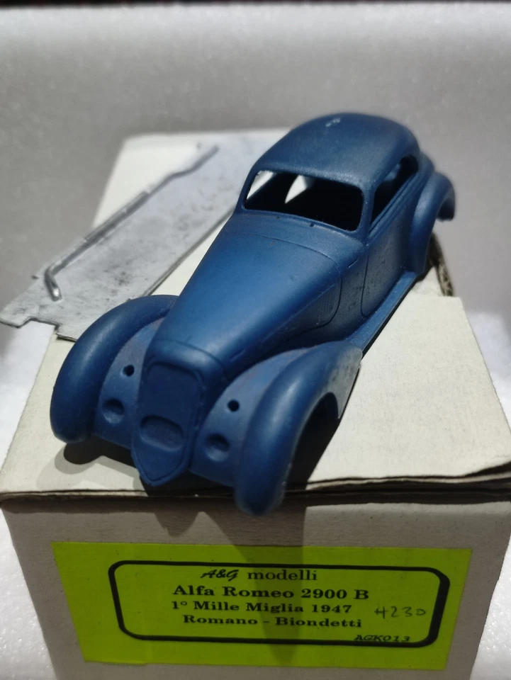 ALFA ROMEO2900B Winner Mille Miglia 1938 KIT da montare A&G MODELLI AGK013  1/43 - Immagine 2 di 4