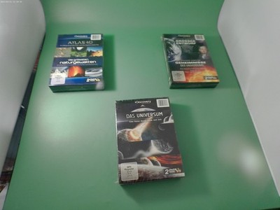 DVD 3 x 2 Discovery Channel Großer Entwurf /Das Universum & Atlas 4 D