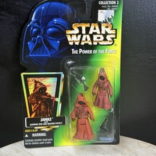 Star Wars POTF 1996 Jawas 2 Pack Green Card Action Figure Set New Sealed Kenner
