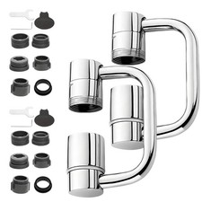 U Shaped Faucet Extender, Universal 360  Rotatable Faucet Aerator Extension R...