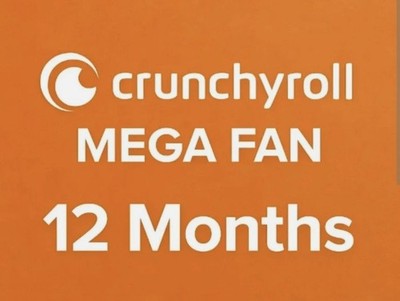 Crunchyroll Premium MEGA FAN Abo 1 JAHR