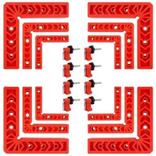 Versatile 90 Degree Clamp Set – Essential Woodworking Tools for Pictures Fram...