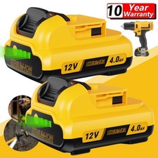 2Pack 12v 4.0Ah 12 Volt Max Lithium Battery For Dewalt DCB127-2 DCB120 DCB121 US