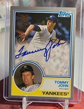 2022 Topps Archives Autographs Tommy John Auto /99 Silver New York Yankees 