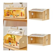 Chicken Brooder Box Easy Assembly Easy Access Wooden for Ducks Quails Birds