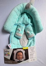 NWT Travel Bug Infant Head Support Pillow  Strap Cover Set