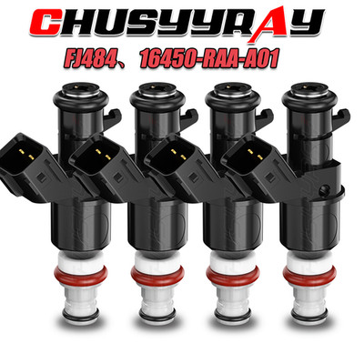 4x NEW Fuel injector 16450RAAA01 For Honda Acura Accord 2.4L l4 FJ484