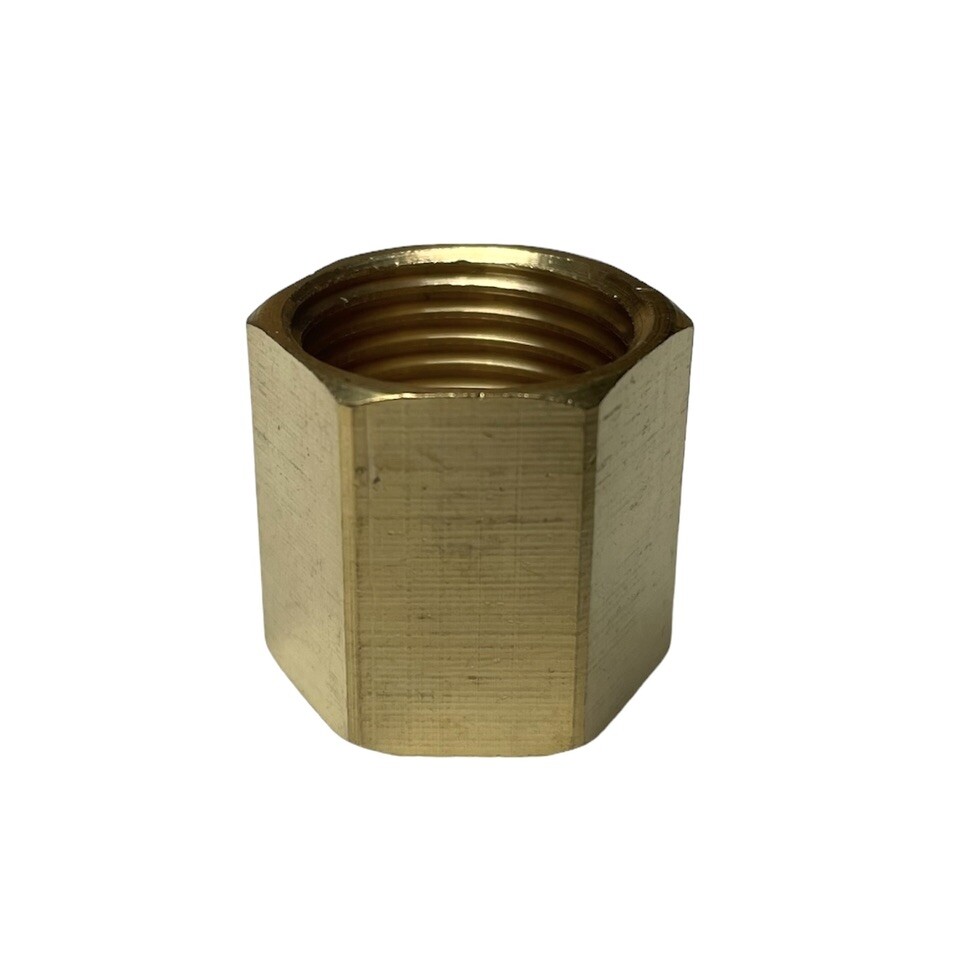 1/2” BSP Hex Nut Female Pipe Fitting Coupling Threaded Brass Adapter