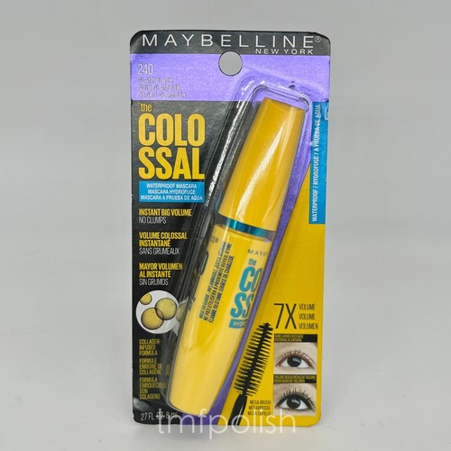 New Maybelline Colossal Waterproof Mascara - Glam Black