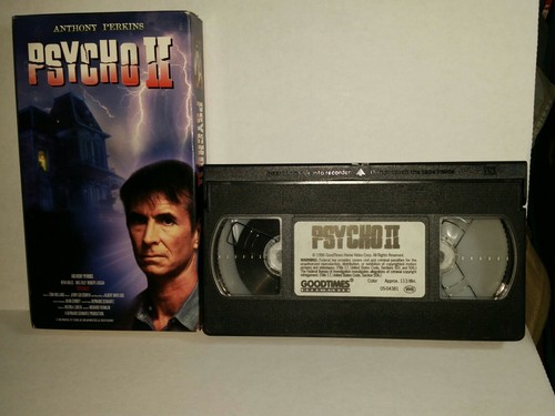 Psycho 2-VHS-1996-Anthony Perkins-Horror-113 minutes-Vera Miles, Meg Tilly - Picture 3 of 5