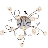 Dinggu Flush Mount Modern Dimmable Ceiling Chandelier Lighting With 11 Lights... Dinggu Flush Mount Modern Dimmable Ceiling Chandelier Lighting With 11 Lights...