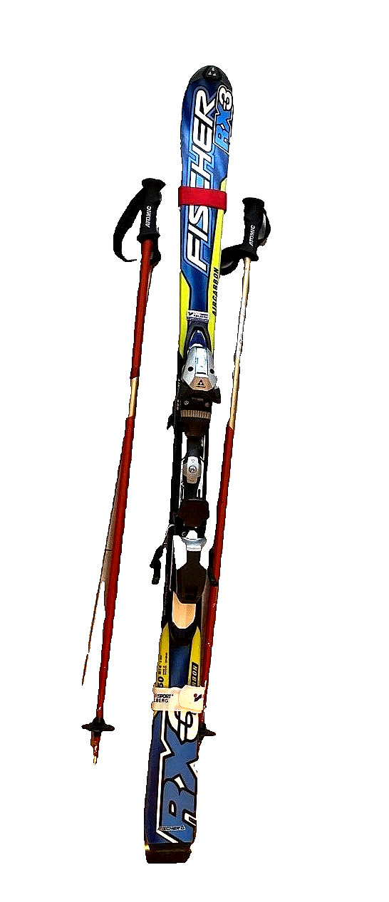 ESQUIS FISCHER RX3 AIRCARBON y bastones Atomic M2TRON