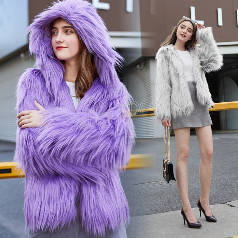 Furry hotsell purple jacket
