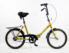 Worksman Bumble bee 4636 yellow foldable bicycle - 70's Vintage