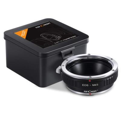 K&F Concept Objektivadapter für EOS EF Objektiv auf M4/3 MFT Olympus PEN Kamera