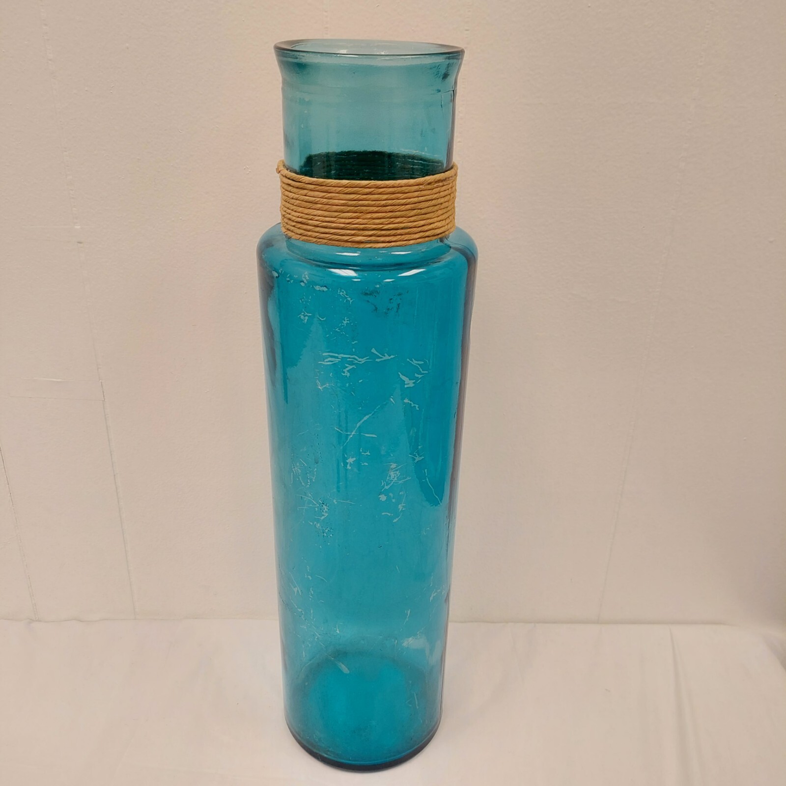 Large Vidrios San Miguel Spain 100 Recycled Glass Hand Made Vase 22