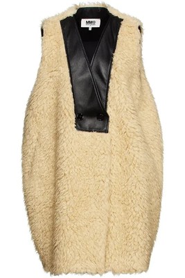Maison Margiela MM6 - Oversized faux shearling vest - Brand new with tags